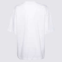 Tricouri Marni White Cotton T-Shirt Femei