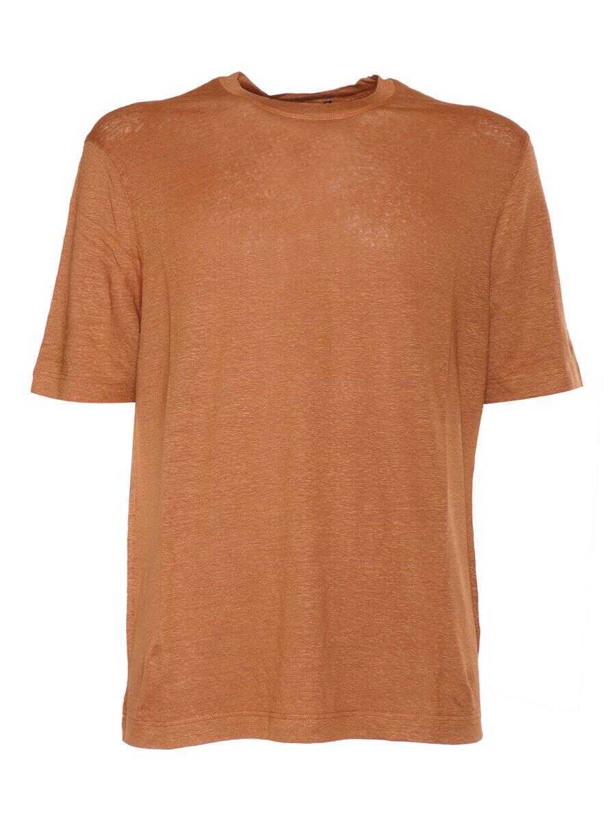 Tricouri Phi Fdl Phi Fdl T-Shirt M/C BROWN Barbati (BM 14882854) 1