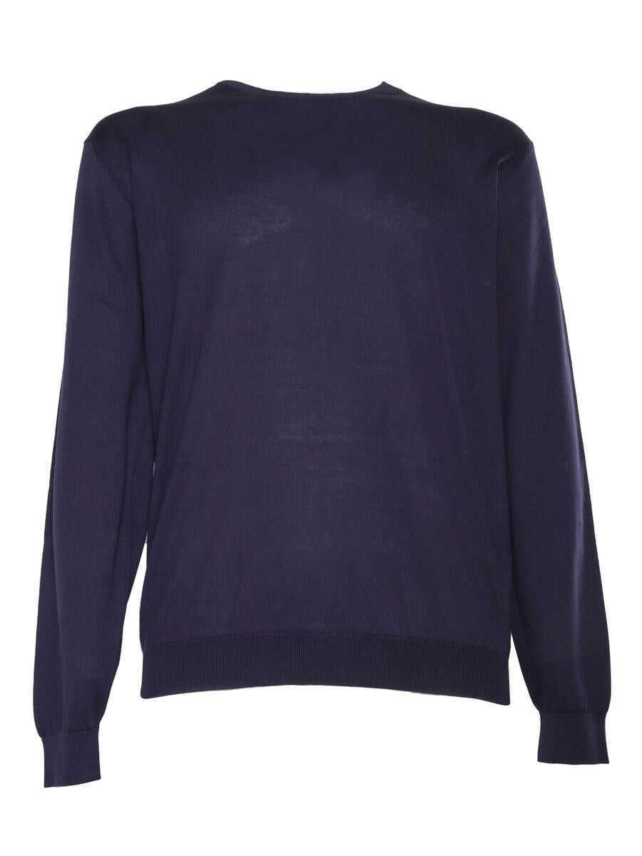 Pulovere Phi Fdl Phi Fdl Girocoll BLUE Barbati (BM 14886583) 1