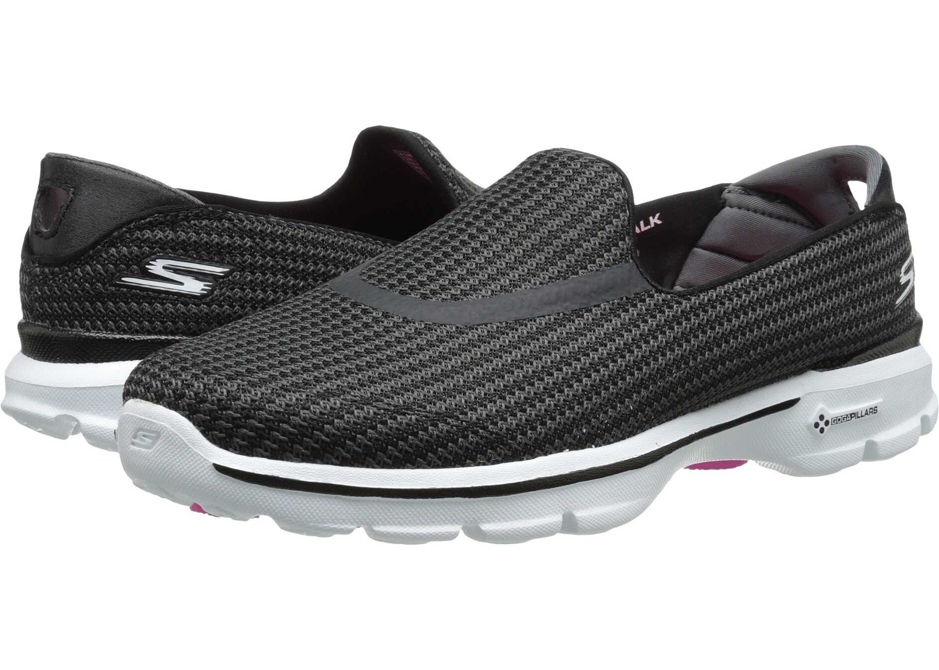 Tenis SKECHERS Performance Go Walk 3 Black/White