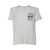 Dondup Gray T-shirt with logo Gray