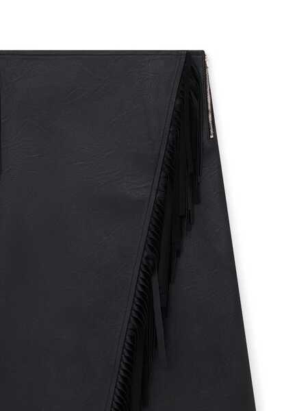 Fuste Stella McCartney Stella McCartney Fringed Alter Mat Skirt Black Femei (BM 14893831) 2
