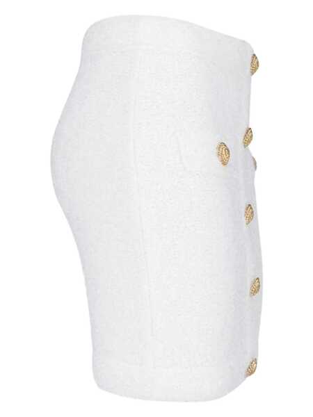 Fuste Balmain Balmain Skirts WHITE Femei (BM 14898631) 3