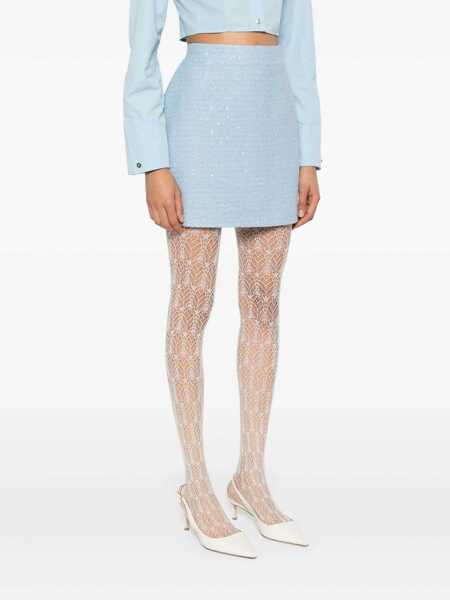 Fuste Alessandra Rich Alessandra Rich Skirts BLUE Femei (BM 14899117) 3