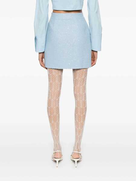 Fuste Alessandra Rich Alessandra Rich Skirts BLUE Femei (BM 14899117) 4