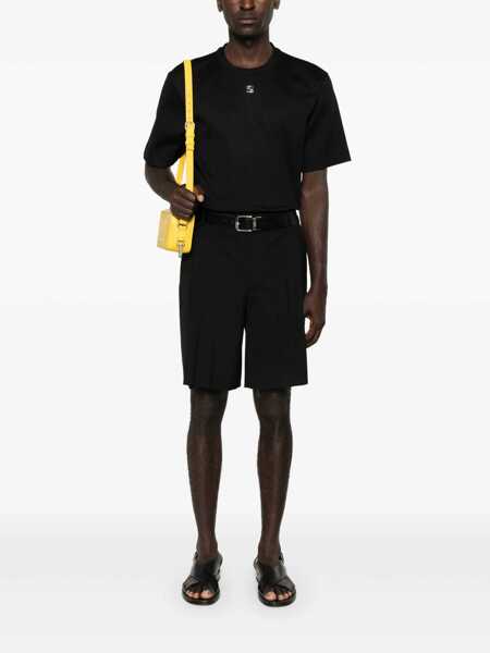 Tricouri Fendi Fendi Ff T-Shirt Black Barbati (BM 14899684) 2