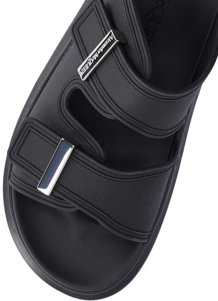 Sandale Alexander McQueen Alexander Mcqueen Sandals BLACK Barbati (BM 14906874) 5