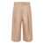 Loewe Loewe x Paula's Ibiza Cotton Pleated Cropped Trousers Beige
