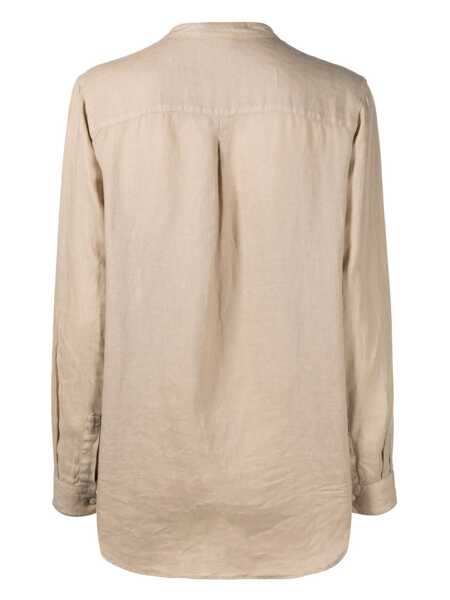 Camasi Fay Beige linen shirt Beige Femei (BM 14907301) 2
