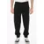 Neil Barrett Neoprene Loose Fit Joggers With Visible Stitching Black