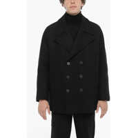 Paltoane Wool Blend Double Breasted Peacoat Barbati