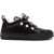 Marcelo Burlon Leather Ticinella Low Top Sneakers With Maxi Strings Black