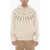 Neil Barrett Fleeced Cotton Fairisle Thunderbolt Hoodie Beige