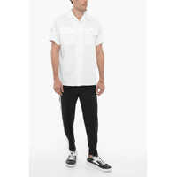 Camasi casual Neil Barrett pentru Barbati - Camasi casual Neil Barrett Short Sleeved Shirt With Double Breast Pocket White Barbati (BM 14908453) - B-mall.ro