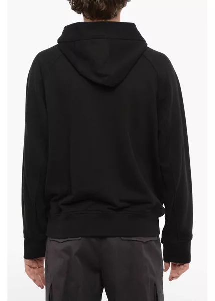 Bluze de trening Neil Barrett Easy Fit Cotton Sex Education Hoodie Black Barbati (BM 14908483) 2