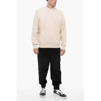 Pulovere Neil Barrett pentru Barbati - Pulovere Neil Barrett Wool Blend Crew-Neck Sweater With Cut-Out Detail Beige Barbati (BM 14908486) - B-mall.ro