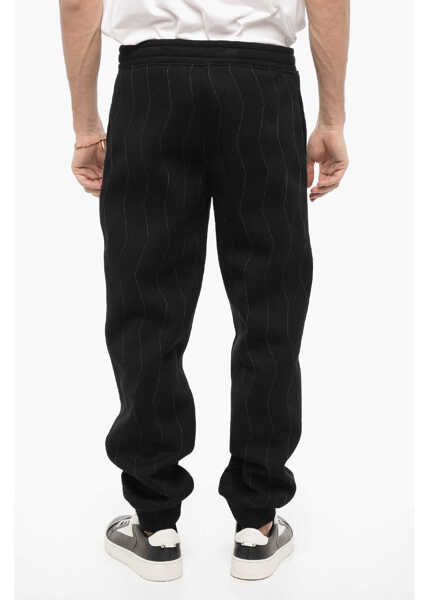 Pantaloni casual Neil Barrett Low-Rise Loose Fit Casual Pants Black Barbati (BM 14908588) 2