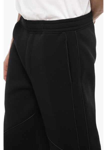 Pantaloni de trening Neil Barrett Low-Rise Skinny Fit Piping Joggers Black Barbati (BM 14908816) 3