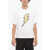 Neil Barrett Slim Fit Rainbolt Crew-Neck T-Shirt White