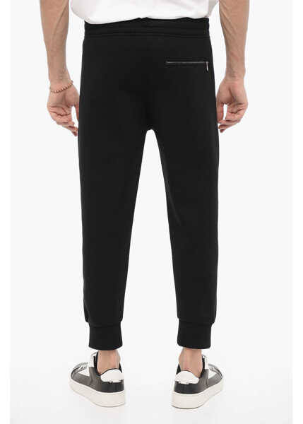 Pantaloni de trening Neil Barrett Skinny Fit Joggers With Drawstring Waist Black Barbati (BM 14908828) 2
