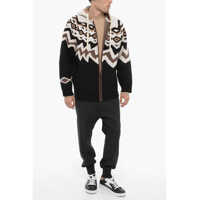 Pulovere Neil Barrett pentru Barbati - Pulovere Neil Barrett Boxy Fit Wool Sweater With Hood Beige Barbati (BM 14908861) - B-mall.ro