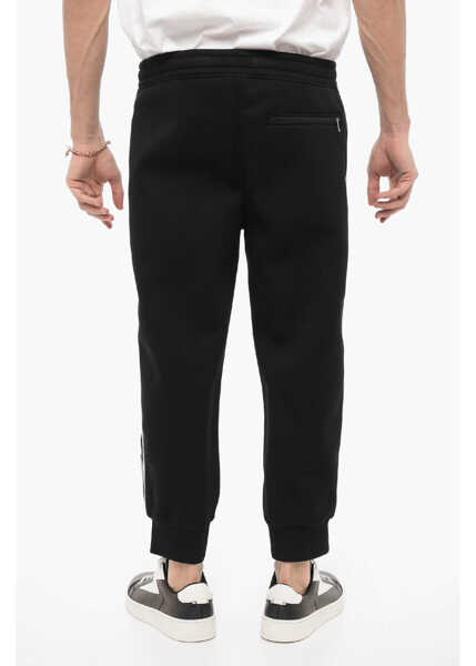 Pantaloni de trening Neil Barrett Neoprene Skinny Fit Modernist Joggers Black Barbati (BM 14909110) 2