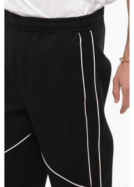 Pantaloni de trening Neil Barrett Neoprene Skinny Fit Modernist Joggers Black Barbati (BM 14909110) 3