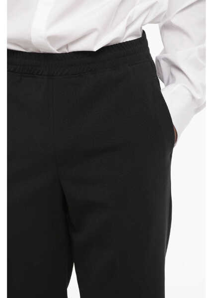 Pantaloni casual Neil Barrett Cuffed Hem Slim Fit Casual Pants Black Barbati (BM 14909119) 3