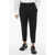 Neil Barrett Cuffed Hem Slim Fit Casual Pants Black