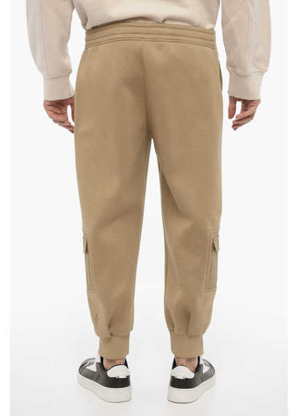Pantaloni casual Neil Barrett Loose Fit Neoprene Cargo Pants Brown Barbati (BM 14909122) 2