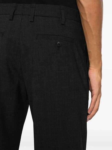 Pantaloni casual Neil Barrett Virgin Wool Blend Skinny Fit Cargo Pants Yellow Barbati (BM 14909161) 5