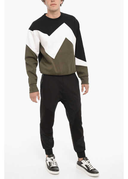 Pantaloni casual Neil Barrett Slouch Fit Charlie Pants Black Barbati (BM 14909332) 4