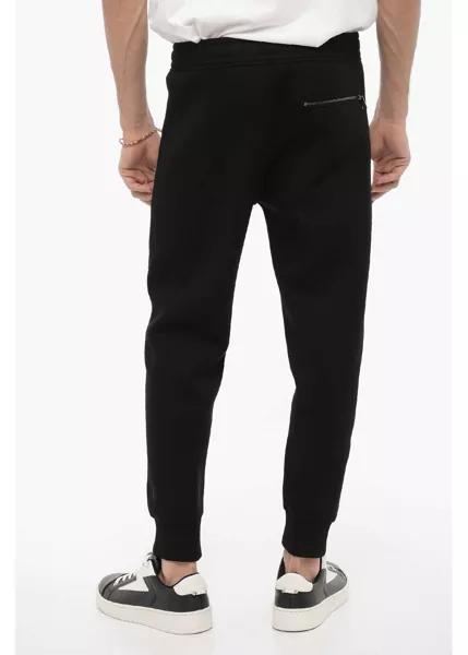 Pantaloni de trening Neil Barrett Neoprene Skinny Fit Biker Joggers Black Barbati (BM 14909503) 2