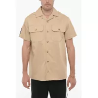 Camasi casual Short Sleeved Saharan Shirt With Double Breast Pocket Barbati