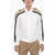 Neil Barrett Piquet Cotton Bomber Modernist Shirt White