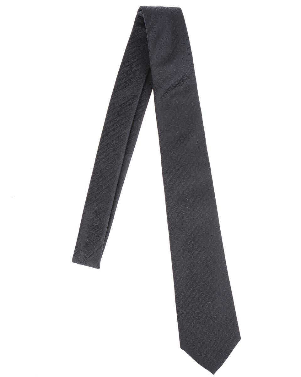 Cravate Daniele Alessandrini Daniele Alessandrini Tie Stripes Black Barbati (BM 14913100) 1