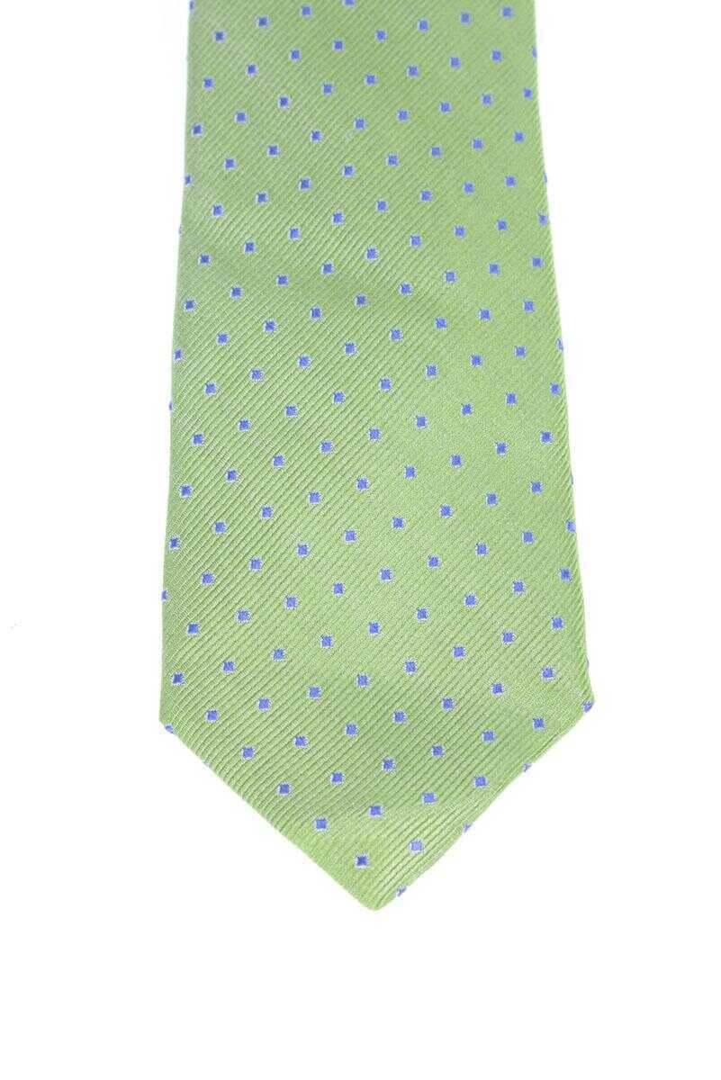 Cravate Daniele Alessandrini Daniele Alessandrini Tie Stripes GREEN Barbati (BM 14913103) 2