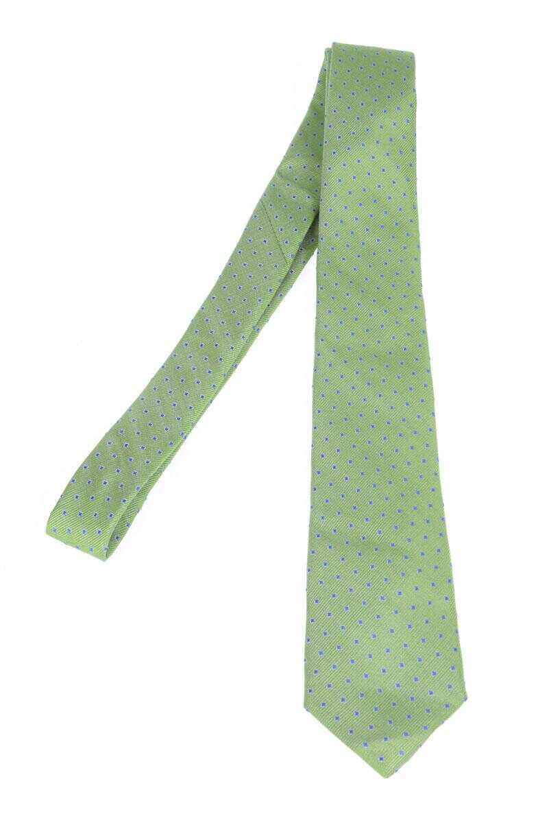 Cravate Daniele Alessandrini Daniele Alessandrini Tie Stripes GREEN Barbati (BM 14913103) 1