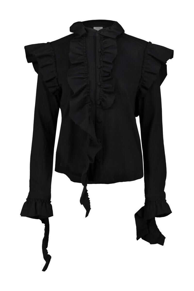 Bluze Vetements Vetements Deconstructured Jersey Blouse Clothing Black Femei (BM 14914663) 1