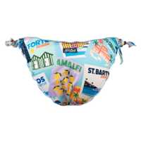 Imbracaminte Mc2 Saint Barth Dama - Costume de baie Mc2 Saint Barth MC2 Saint Barth Bandeau Bikini With Postcard Print MULTICOLOR Femei (BM 14915059) - B-mall.ro