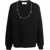 AMBUSH Cotton Crew-Neck Sweatshirt With Removable Necklace Black