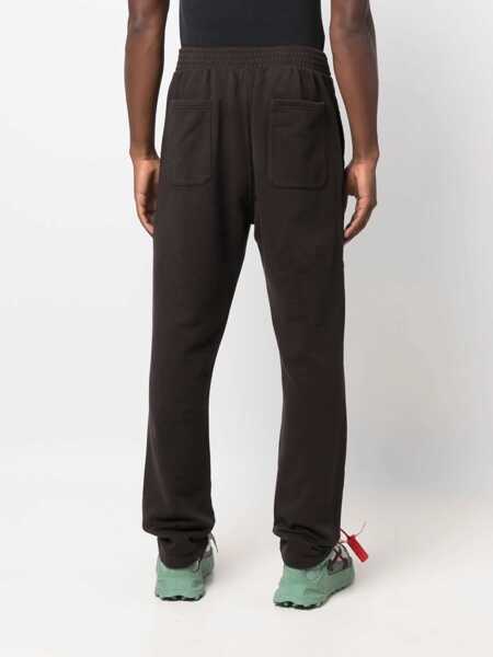 Pantaloni de trening AMBUSH Brushed Cotton Joggers With Contrasting Logo Brown Barbati (BM 14918230) 4