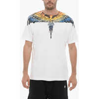 Tricouri Regular Fit Lunar Wings Crew-Neck T-Shirt With Print Barbati