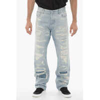 Blugi drepti Straight Leg Distressed Jeans 23Cm Barbati