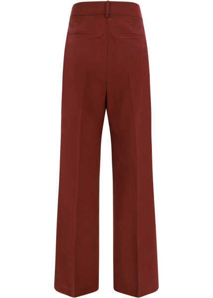 Pantaloni casual ROHE Flare Pants PORT CHANGEANT Femei (BM 14918737) 2