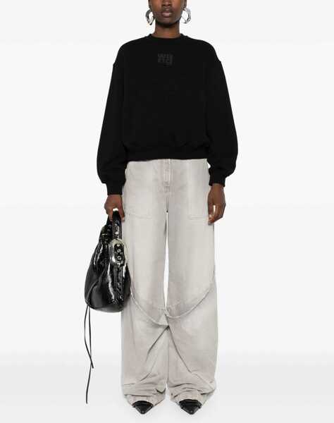 Bluze de trening Alexander Wang Essential Terry Sweatshirt BLACK Femei (BM 14918740) 2