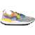 FLOWER MOUNTAIN5 Flower Mountain Yamano 3 Sneakers In Suede And Technical Fabric Multicolor* MULTICOLOR