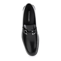 Mocasini pentru Barbati - Mocasini Salvatore Ferragamo Grandioso Black Loafers With Gancini Detail In Patent Leather Man Black Barbati (BM 14922742) - B-mall.ro
