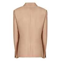 Sacouri Alberta Ferretti Dama - Sacouri Alberta Ferretti Alberta Ferretti satin Blazer Beige Femei (BM 14922823) - B-mall.ro