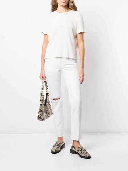 Blugi skinny RE/DONE Re/Done High Waist Jeans WHITE Femei (BM 14926180) 2